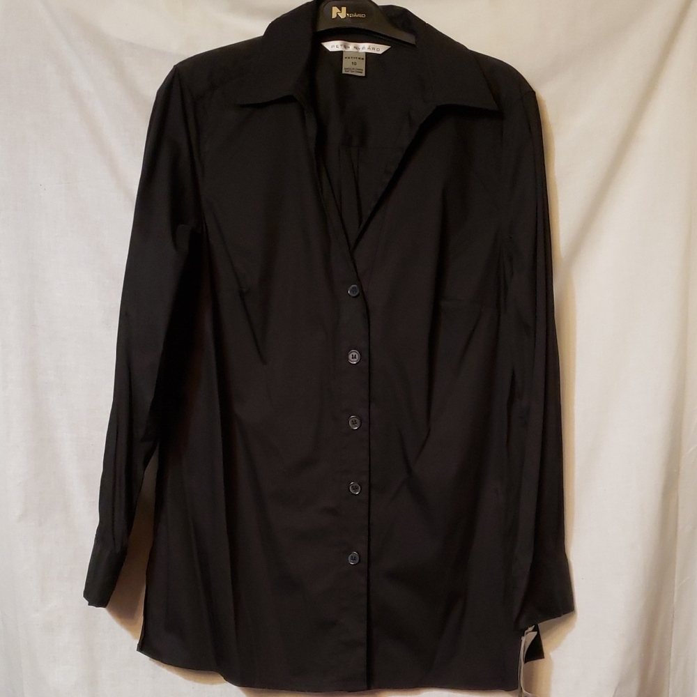 Peter Nygard Black Blouse
